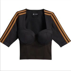 Ivy Park x Adidas Circular Knit Crop Top. Size XS.